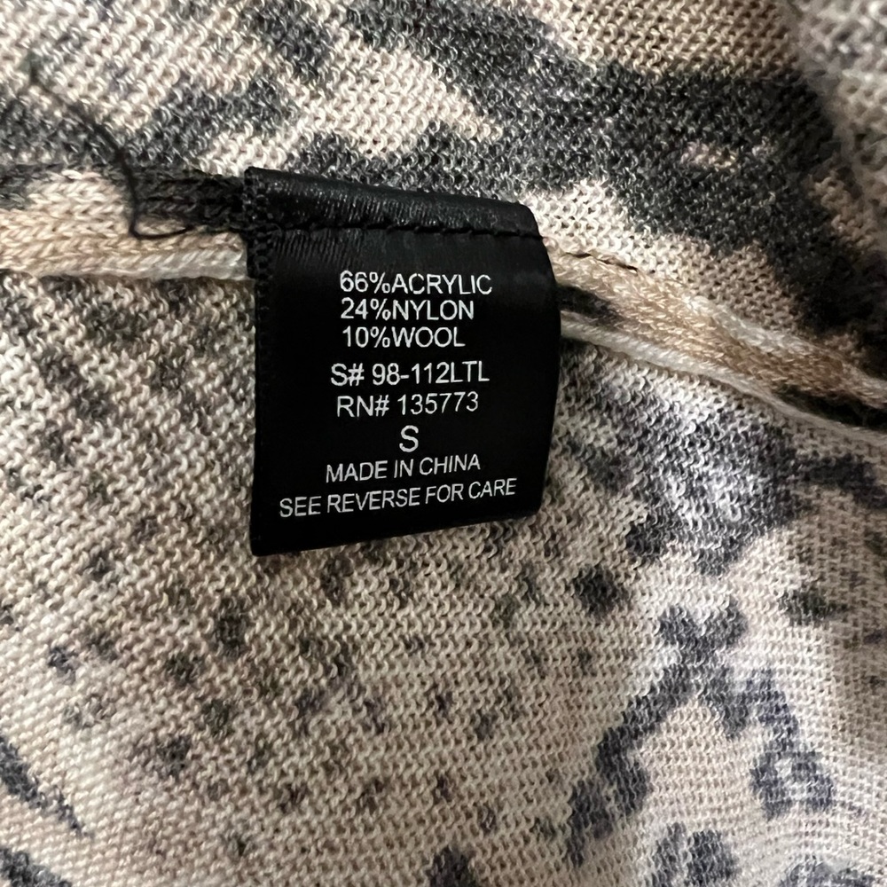 Vici Snake Print Open Front Lightweight Long-Line… - image 4